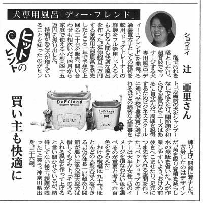 『上毛新聞』2009年4月5日号「ヒットのヒント」