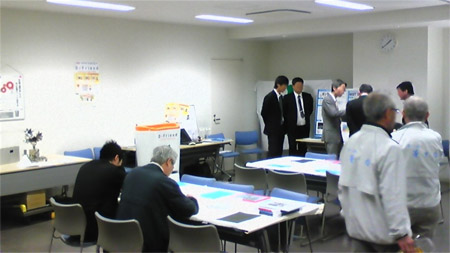 中原区民会議市民報告会:ショウエイ展示風景