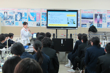 ショウエイ環境授業：2014年2月27日・川崎市立中野島中学校