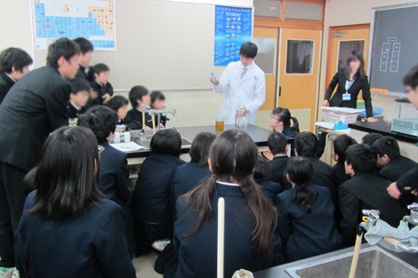 ショウエイ環境授業：2014年2月27日・川崎市立中野島中学校