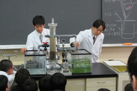 ショウエイ環境授業：2014年2月27日・川崎市立中野島中学校