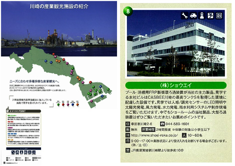 『川崎産業観光ガイドブック』川崎の産業観光施設の紹介-ショウエイ
