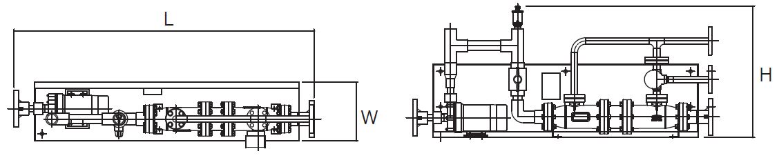 KOW　子熱　昇温ユニット壁掛け型:仕様　寸法図